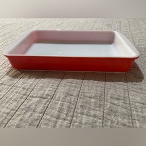 Vintage Pyrex Pink Flamingo #232 pan 7x 11 2 quart